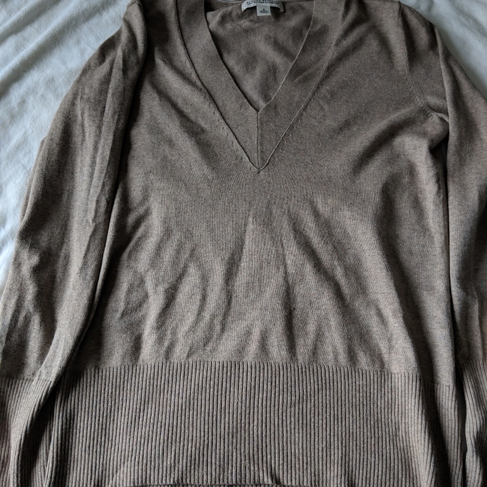Banana Republic Beige Cashmere Silk Sweater